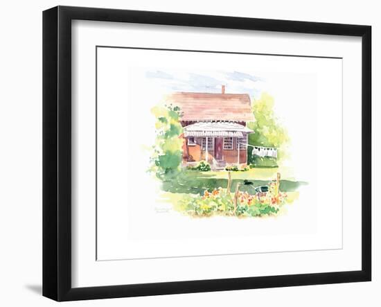 Ridgefield Cottage-Gwendolyn Babbitt-Framed Art Print