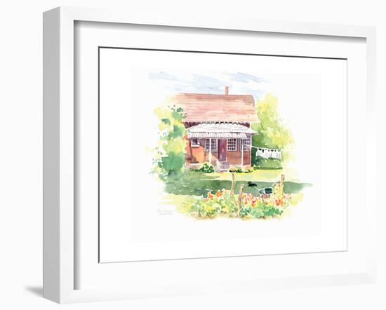 Ridgefield Cottage-Gwendolyn Babbitt-Framed Art Print