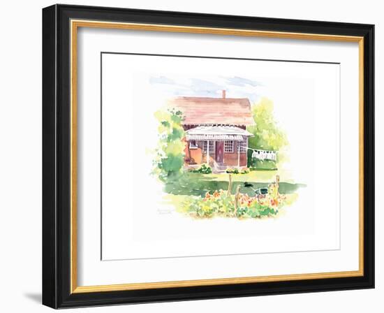 Ridgefield Cottage-Gwendolyn Babbitt-Framed Art Print