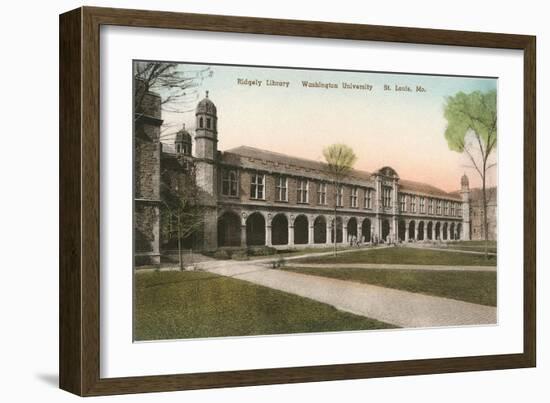 Ridgely Library, Washington Universitiy, St. Louis-null-Framed Art Print