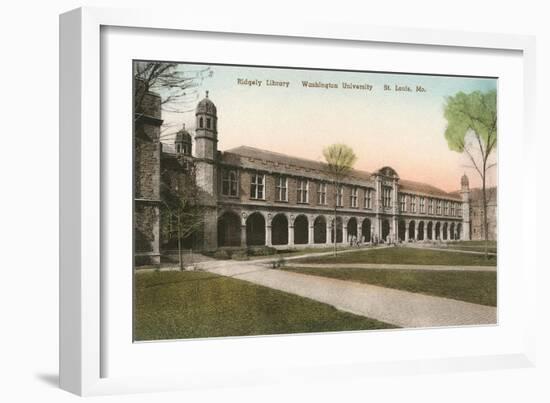 Ridgely Library, Washington Universitiy, St. Louis-null-Framed Art Print