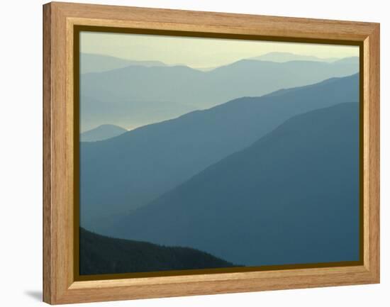 Ridges of the Carter Range from Lion Head, White Mountains National Forest, New Hampshire, USA-Jerry & Marcy Monkman-Framed Premier Image Canvas