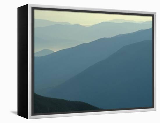 Ridges of the Carter Range from Lion Head, White Mountains National Forest, New Hampshire, USA-Jerry & Marcy Monkman-Framed Premier Image Canvas