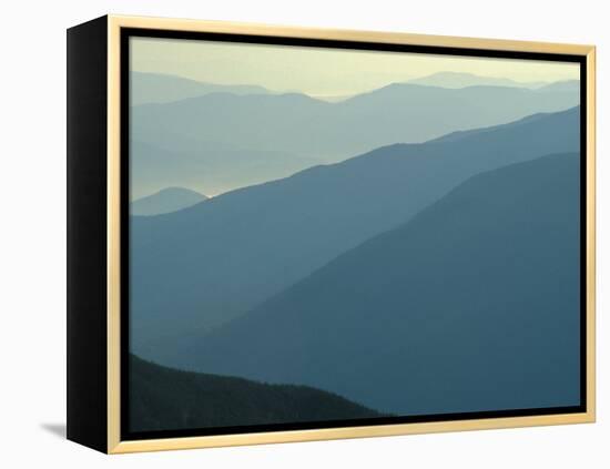 Ridges of the Carter Range from Lion Head, White Mountains National Forest, New Hampshire, USA-Jerry & Marcy Monkman-Framed Premier Image Canvas