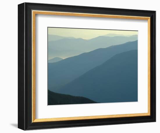 Ridges of the Carter Range from Lion Head, White Mountains National Forest, New Hampshire, USA-Jerry & Marcy Monkman-Framed Photographic Print