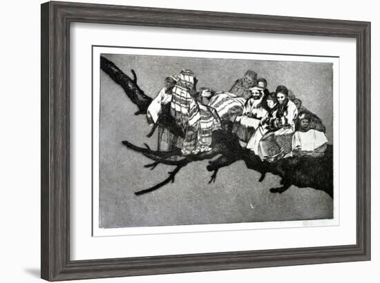 Ridiculous Dream, 1819-1823-Francisco de Goya-Framed Giclee Print