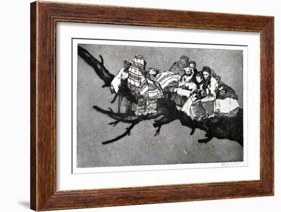 Ridiculous Dream, 1819-1823-Francisco de Goya-Framed Giclee Print