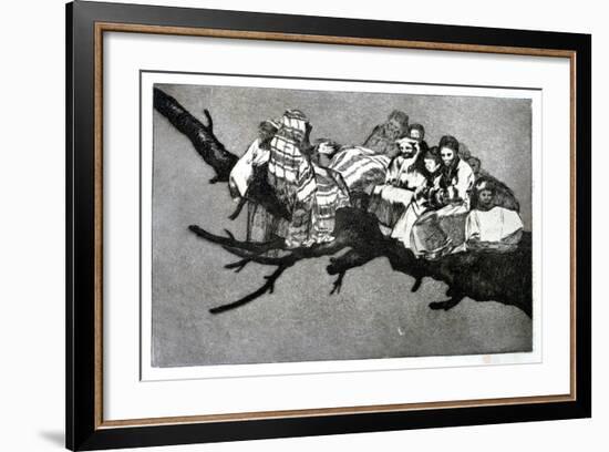 Ridiculous Dream, 1819-1823-Francisco de Goya-Framed Giclee Print