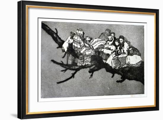 Ridiculous Dream, 1819-1823-Francisco de Goya-Framed Giclee Print