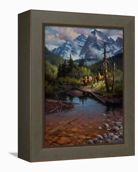 Ridin' the High Country-Jack Sorenson-Framed Stretched Canvas