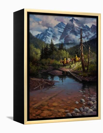 Ridin' the High Country-Jack Sorenson-Framed Stretched Canvas