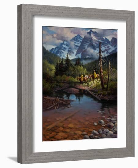 Ridin' the High Country-Jack Sorenson-Framed Art Print