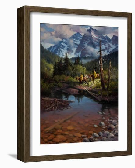 Ridin' the High Country-Jack Sorenson-Framed Art Print