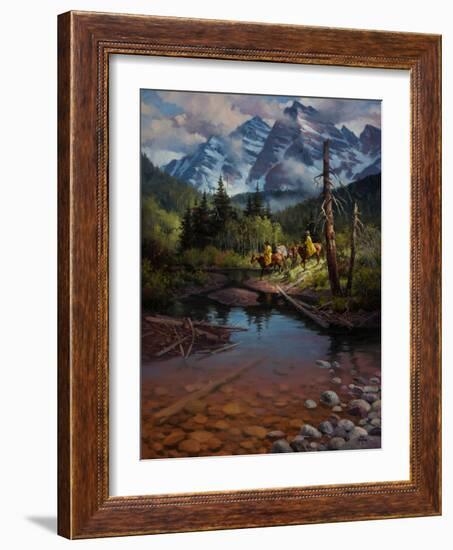 Ridin' the High Country-Jack Sorenson-Framed Art Print