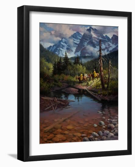 Ridin' the High Country-Jack Sorenson-Framed Art Print