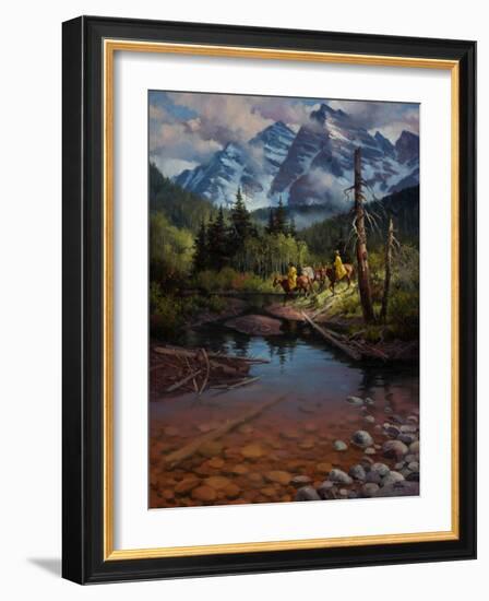 Ridin' the High Country-Jack Sorenson-Framed Art Print