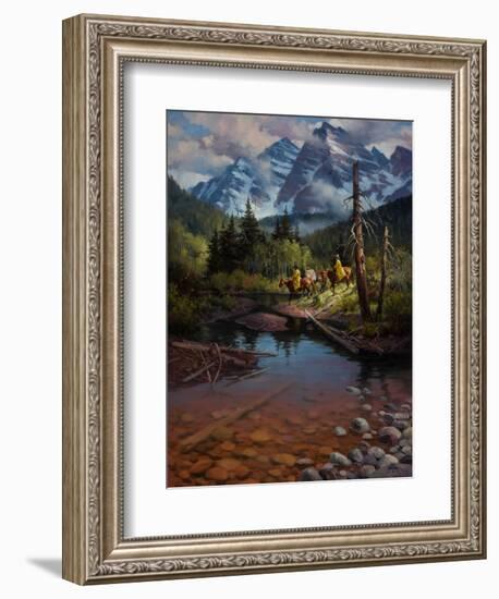 Ridin' the High Country-Jack Sorenson-Framed Premium Giclee Print