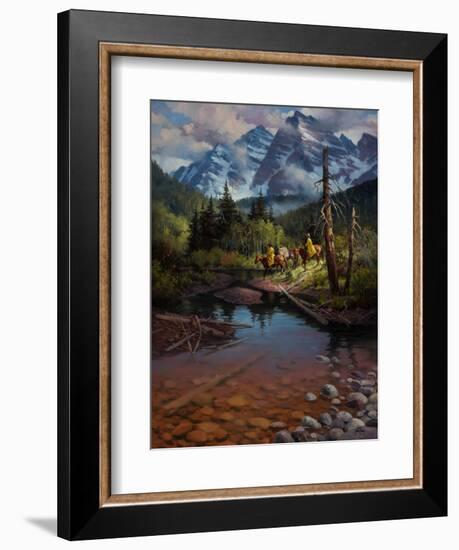 Ridin' the High Country-Jack Sorenson-Framed Premium Giclee Print