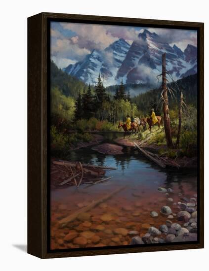 Ridin' the High Country-Jack Sorenson-Framed Stretched Canvas