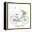 Riding a Bike in Style, Romantic Postcard from Paris-Alisa Foytik-Framed Stretched Canvas