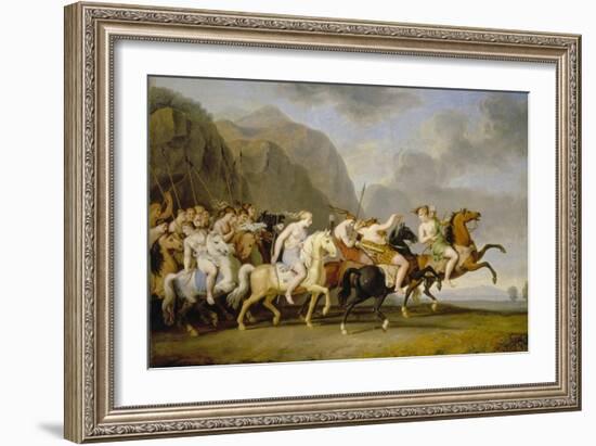 Riding Amazons, 1788-Johann Heinrich Wilhelm Tischbein-Framed Giclee Print