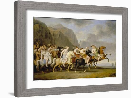 Riding Amazons, 1788-Johann Heinrich Wilhelm Tischbein-Framed Giclee Print
