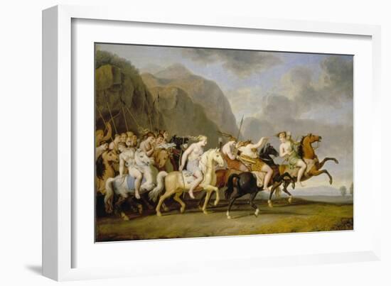 Riding Amazons, 1788-Johann Heinrich Wilhelm Tischbein-Framed Giclee Print