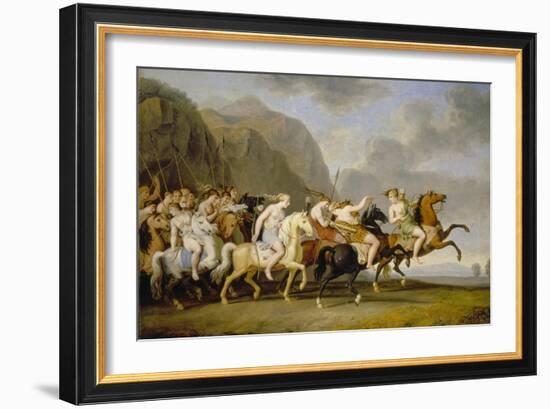 Riding Amazons, 1788-Johann Heinrich Wilhelm Tischbein-Framed Giclee Print