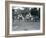 Riding Animals Bedecked for the Peace Day Celebrations, 19th July 1919-Frederick William Bond-Framed Photographic Print