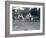 Riding Animals Bedecked for the Peace Day Celebrations, 19th July 1919-Frederick William Bond-Framed Photographic Print