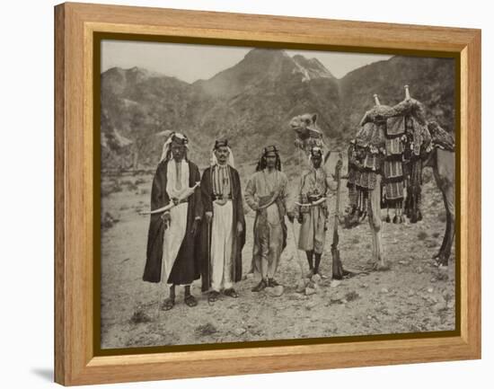 Riding camel of Sharif Yahya, 1889-null-Framed Premier Image Canvas