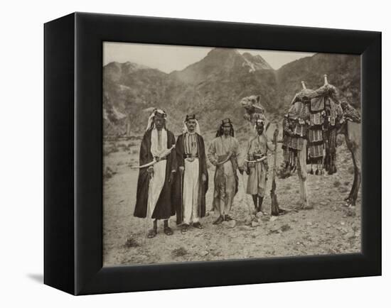 Riding camel of Sharif Yahya, 1889-null-Framed Premier Image Canvas