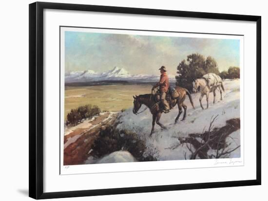 Riding Chuck Line-Duane Bryers-Framed Limited Edition