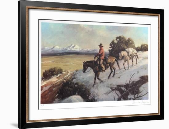 Riding Chuck Line-Duane Bryers-Framed Limited Edition