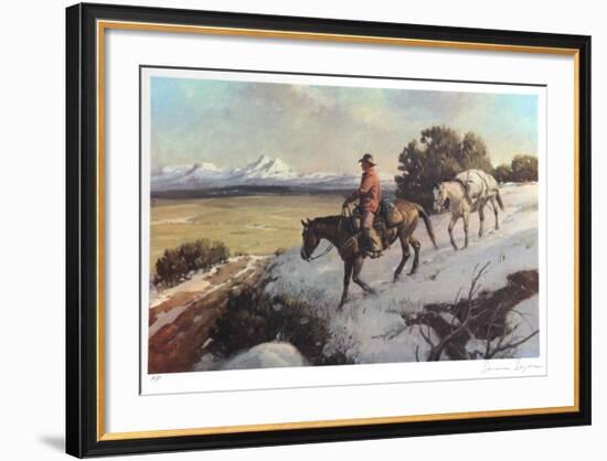 Riding Chuck Line-Duane Bryers-Framed Limited Edition