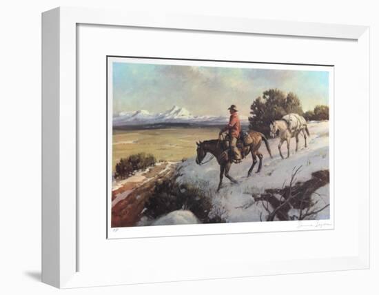 Riding Chuck Line-Duane Bryers-Framed Limited Edition