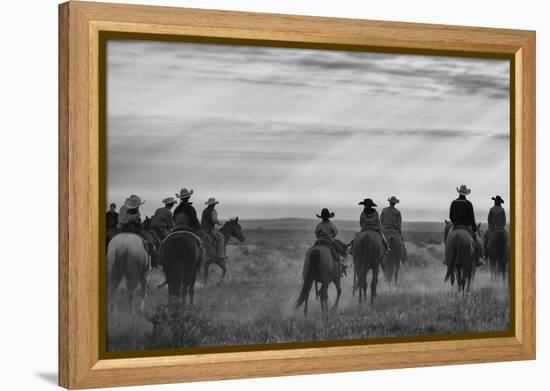 Riding Out-Dan Ballard-Framed Premier Image Canvas