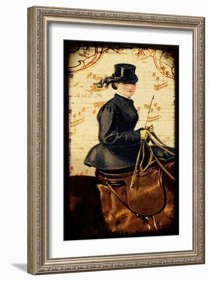 Riding Pretty-Piddix-Framed Art Print