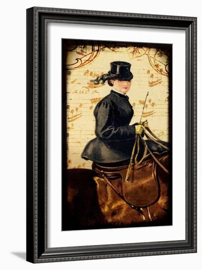 Riding Pretty-Piddix-Framed Art Print