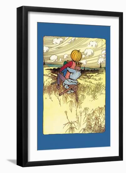 Riding Saw-Horse-John R. Neill-Framed Art Print