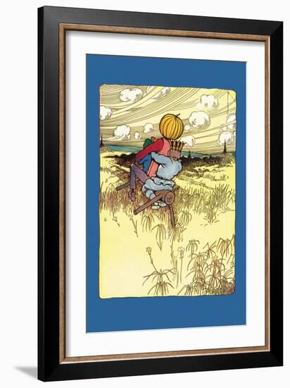 Riding Saw-Horse-John R. Neill-Framed Art Print