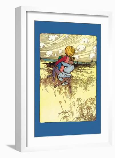 Riding Saw-Horse-John R. Neill-Framed Art Print