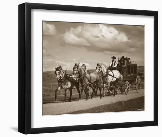 Riding Shotgun-Barry Hart-Framed Art Print