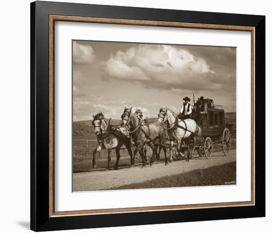 Riding Shotgun-Barry Hart-Framed Art Print