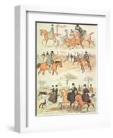 Riding Side-Saddle-Randolph Caldecott-Framed Giclee Print
