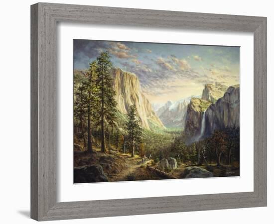 Riding the Range-Nicky Boehme-Framed Giclee Print