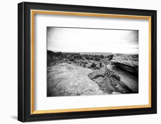 Riding Through Moab, Utah-Matt Jones-Framed Photographic Print
