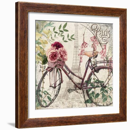 Riding Through Paris-Sophie 6-Framed Art Print