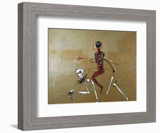 Riding with Death, 1988-Jean-Michel Basquiat-Framed Premium Giclee Print
