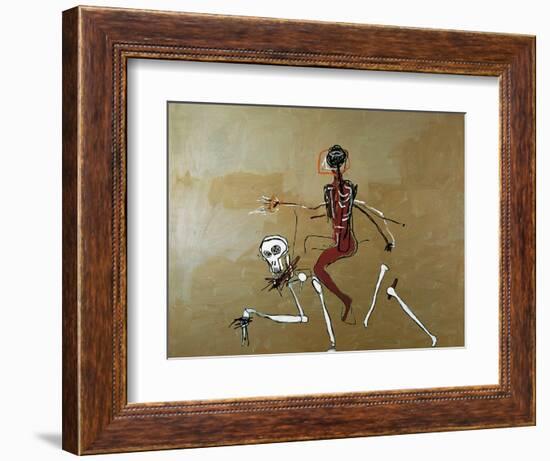 Riding with Death, 1988-Jean-Michel Basquiat-Framed Premium Giclee Print